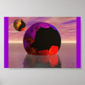 Asteroid Geyser Crash Poster (Vorne)