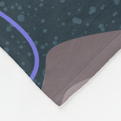 Asteroid Girl Fleecedecke (Ecke)