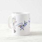 Asteroid Girl Kaffeetasse (Vorderseite Links)