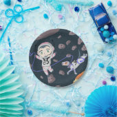 Asteroid Girl Pappteller (Party)