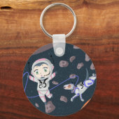 Asteroid Girl Schlüsselanhänger (Vorderseite)