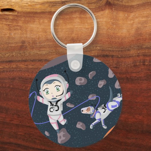 Asteroid Girl Schlüsselanhänger (Vorderseite)