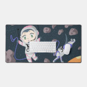Asteroid Girl Schreibtischunterlage (Tastatur & Maus)