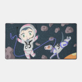 Asteroid Girl Schreibtischunterlage (Vorderseite)