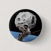 Asteroid Miner Button (Vorderseite)