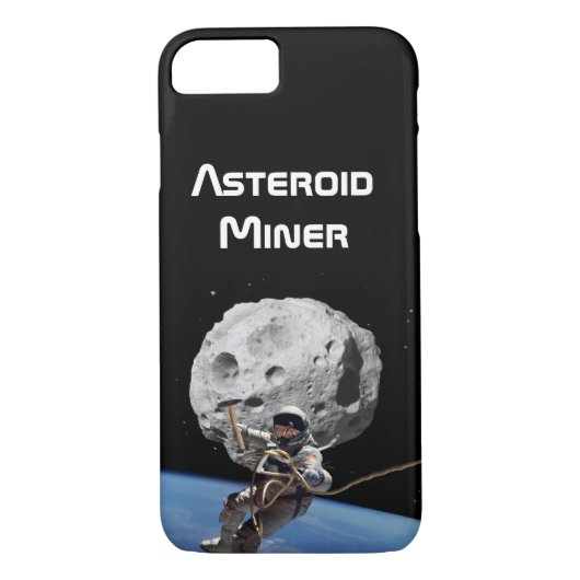 Asteroid Miner Case-Mate iPhone Hülle (Rückseite)