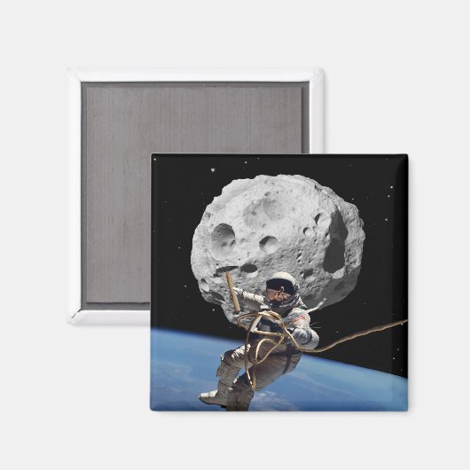Asteroid Miner Magnet (Vorderseite/Rückseite)