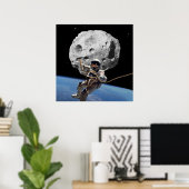 Asteroid Miner Poster (Heimbüro)