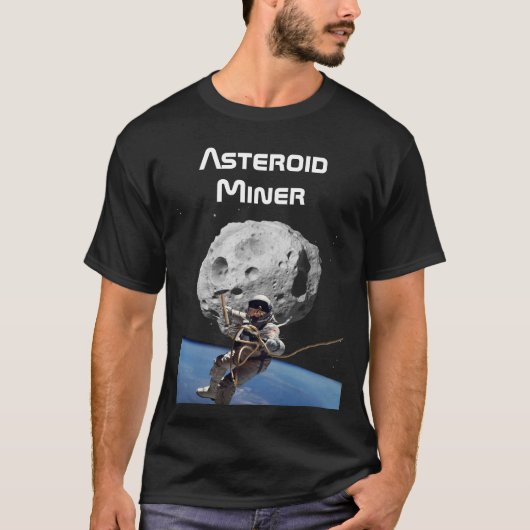 Asteroid Miner T-Shirt (Vorderseite)