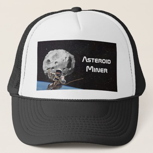 Asteroid Miner Truckerkappe (Vorderseite)