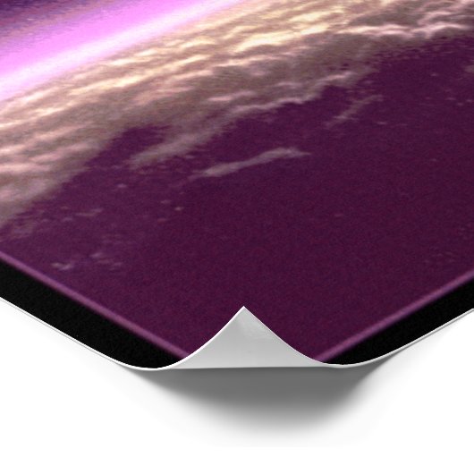 Asteroid-Poster Poster (Ecke)