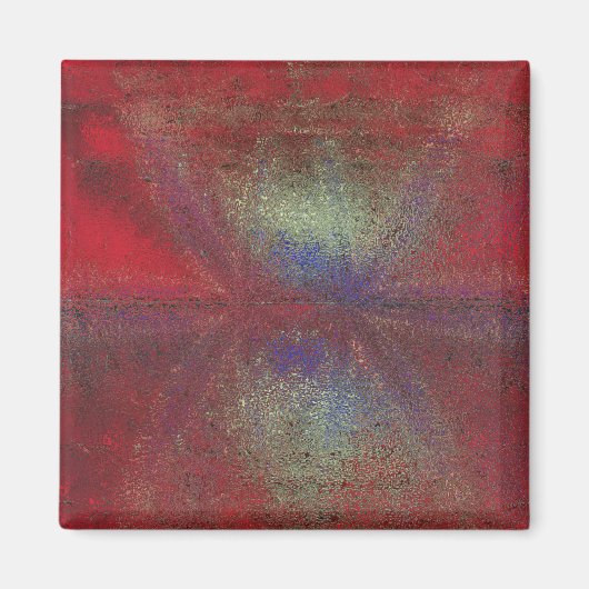 Asteroid Strike Digital Abstrakt Magnet (Vorne)
