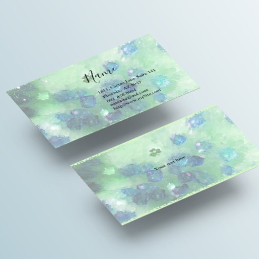 Asteroid und Kleeblatt Visitenkarte