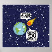 Asteroid wieder (mittleres Poster) Poster (Vorne)