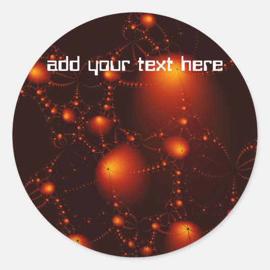 Asteroiden Runder Aufkleber (Vorderseite)