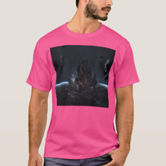 Asteroidenexplosion auf der Erde T-Shirt