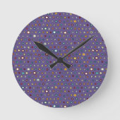 Asteroidenfleck Runde Wanduhr (Vorderseite)