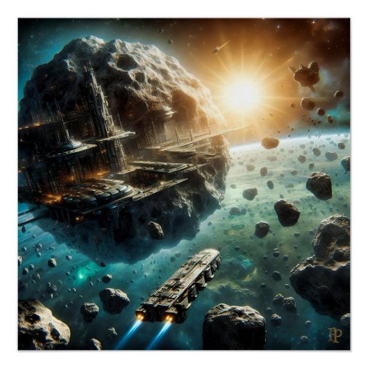 Asteroidenstadt Poster (Vorderseite)