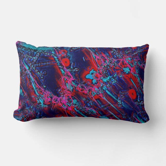 Asteronellose in Rot Lendenkissen (Vorderseite)