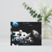 Asters Aglow Collage Postcard *Anpassen* Postkarte (Stehend Vorderseite)