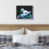 Asters Aglow gepackte Canvas Prints Leinwanddruck (Insitu (Schlafzimmer))