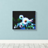 Asters Aglow gepackte Canvas Prints Leinwanddruck (Insitu (Holzboden))