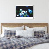 Asters Aglow gepackte Canvas Prints Leinwanddruck (Insitu (Schlafzimmer))