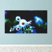 Asters Aglow gepackte Canvas Prints Leinwanddruck (Insitu (Holzboden))