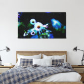 Asters Aglow gepackte Canvas Prints Leinwanddruck (Insitu (Schlafzimmer))