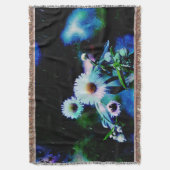 Asters Aglow Throw Blanket Decke (Vorderseite Vertikal)