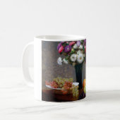 Asters and Fruit, Henri Fantin-Latour Kaffeetasse (Vorderseite Links)