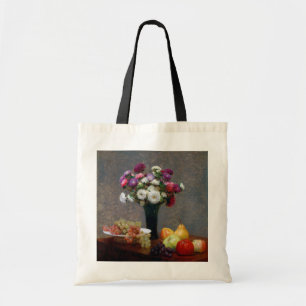 Asters and Fruit, Henri Fantin-Latour Tragetasche