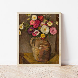 Asters und Zinnias   Tadeusz Makowski Poster