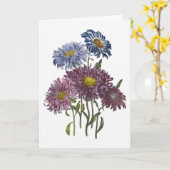 Asters Wasserfarbe wird bald gut Karte (Gelbe Blume)