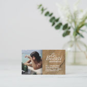 ÄSTETIKER-VISITENKARTE VISITENKARTE (Stehend Vorderseite)