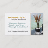 ÄSTETIKER-VISITENKARTE VISITENKARTE (Rückseite)