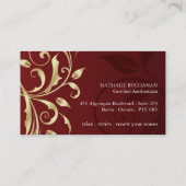 Ästetiker-Visitenkarte Visitenkarte (Rückseite)