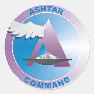 Asthar Comand Runder Aufkleber