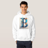 Ästhetik Bunt Grafik Kapuzenpullover – Trendige Mo Hoodie (Vorne ganz)