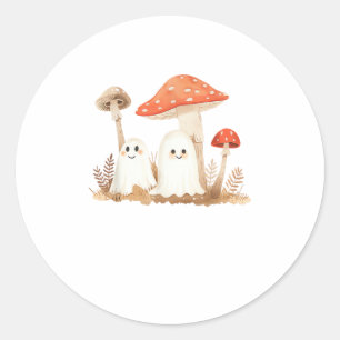 Ästhetik Cottagecore Goblincore Pilz Cute Spo Runder Aufkleber