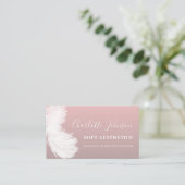 Ästhetik der Hautpflege Krankenpflege Rosa Visitenkarte (Stehend Vorderseite)