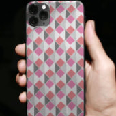 Ästhetik des rosa und schwarzen Dreiecksmusters Case-Mate iPhone Hülle