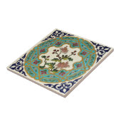 Ästhetik Floral Longwy Repro aus dem 19. Jahrhunde Fliese (Seite)