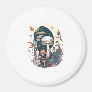 Ästhetik Goblincore Cottagecore Pilz Botanica Magnet