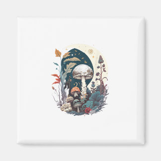 Ästhetik Goblincore Cottagecore Pilz Botanika Magnet