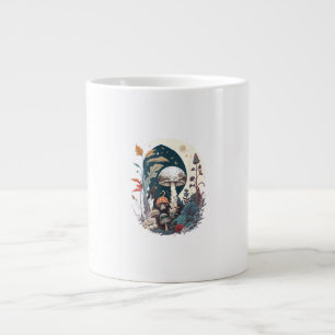 Ästhetik Goblincore und Cottagecore Pilz Bota Jumbo-Tasse
