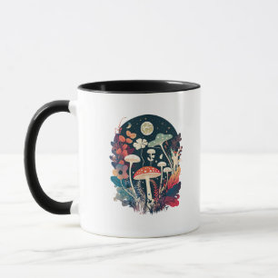 Ästhetik Goblincore und Cottagecore Pilz Crea Tasse