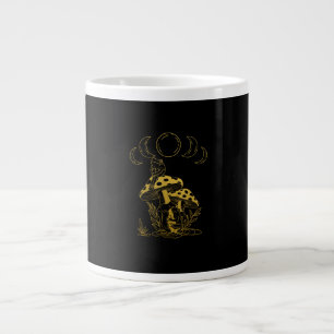 Ästhetik Goblincore und Cottagecore Pilz Kreation Jumbo-Tasse