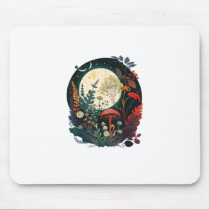 Ästhetik Goblincore und Cottagecore Pilz Spaß Mousepad