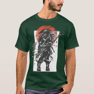 Ästhetik japanischer Warrior Samurai T-Shirt